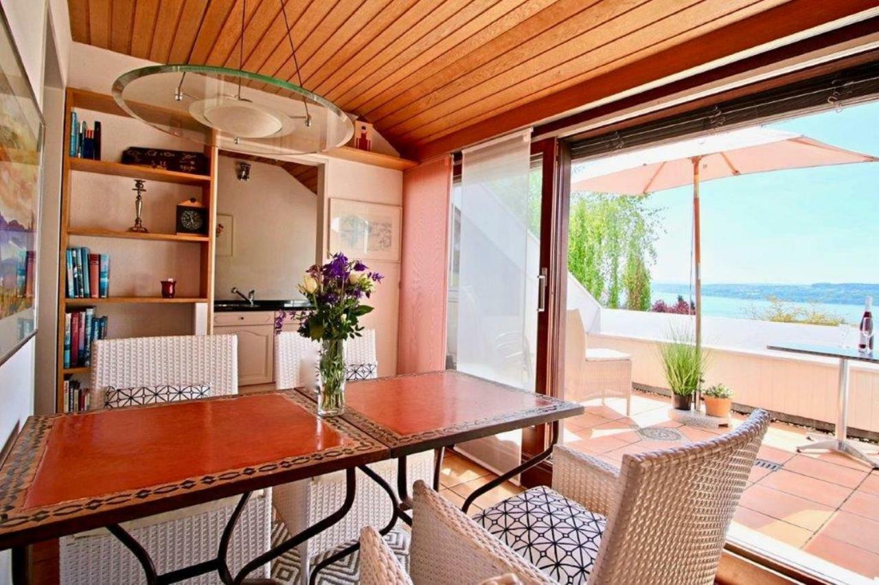 Ferienwohnung Mit Seeblick Und Dachterrasse In Ueberlingen Esterno foto